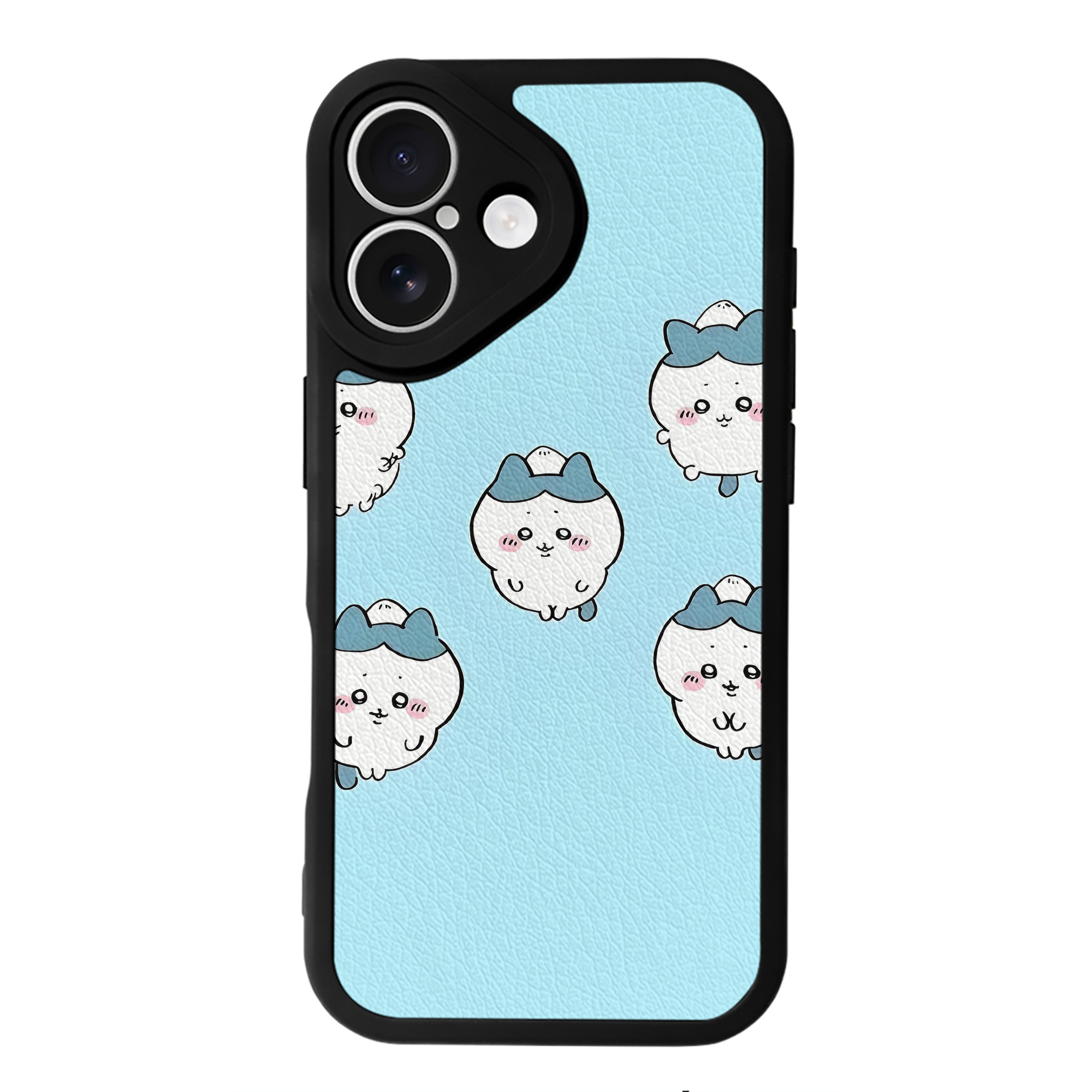 （画像用） ちいかわ Chii-kawa 【iPhone 16シリーズ対応】シリコンスマホケース（レザー調） 材質：シリコン